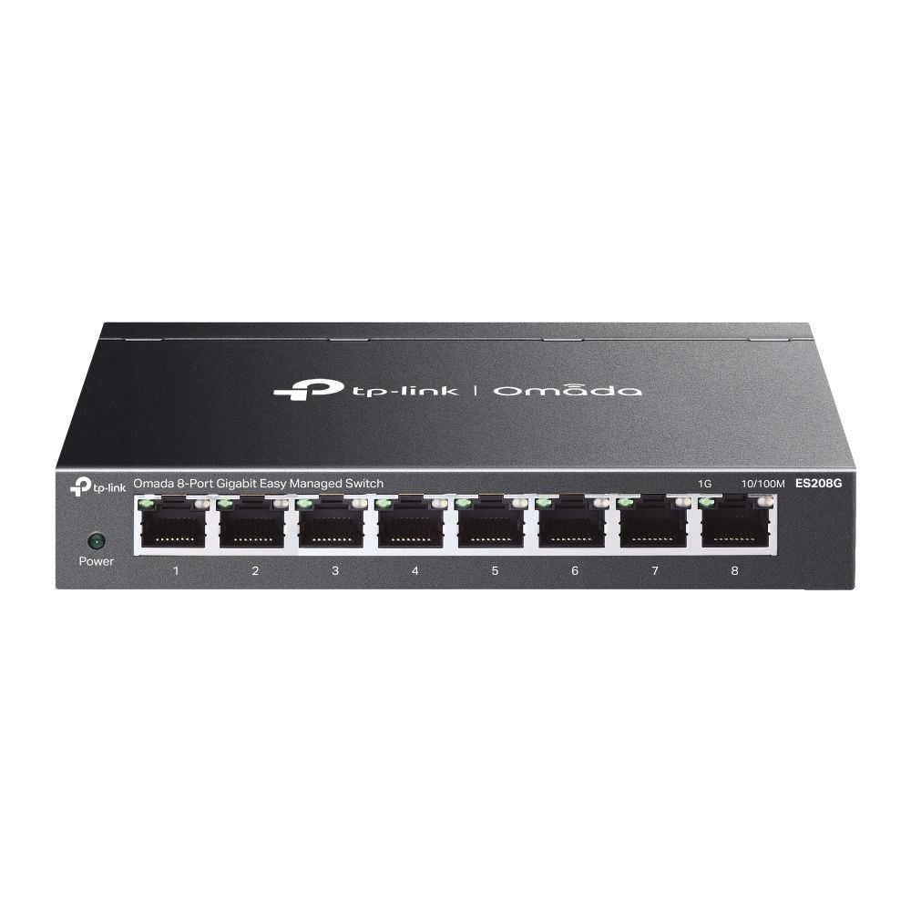 TP-Link ES208G Omada 8-Port Gigabit Easy Managed Switch with 4-Port PoE+