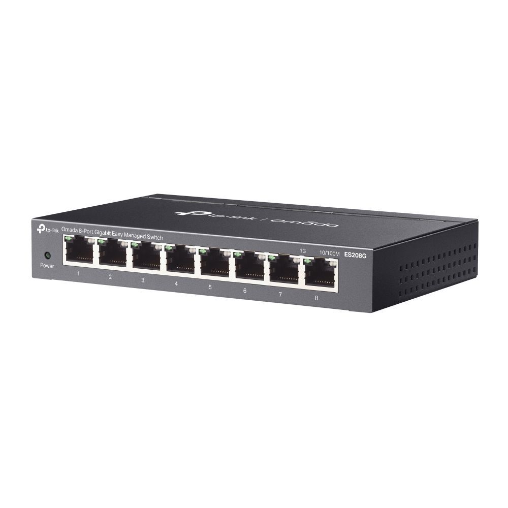 TP-Link ES208G Omada 8-Port Gigabit Easy Managed Switch with 4-Port PoE+