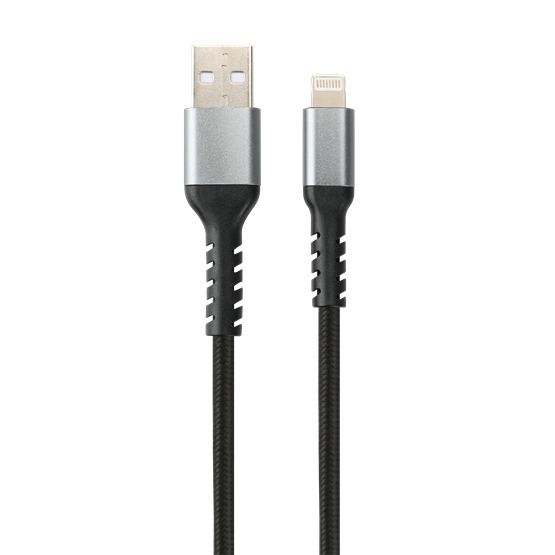 Avax CB401G STEELY USB-A - Lightning 20W 1,5m Cable Black/Grey Avax CB401G STEELY USB-A - Lightning 20W 1,5m Cable Black/Grey