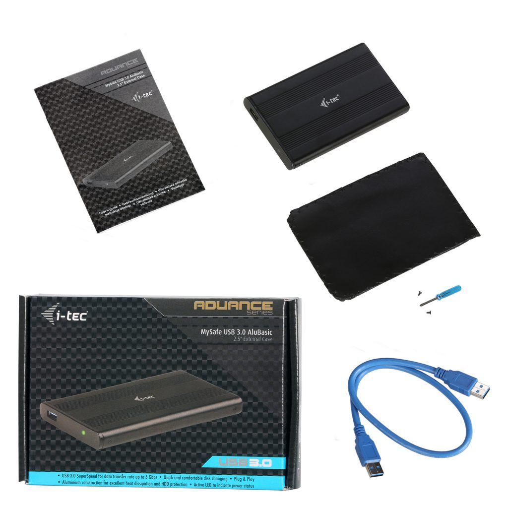 I-TEC MySafe Advance AluBasic 2,5" USB 3.0 Black I-TEC MySafe Advance AluBasic 2,5" USB 3.0 Black