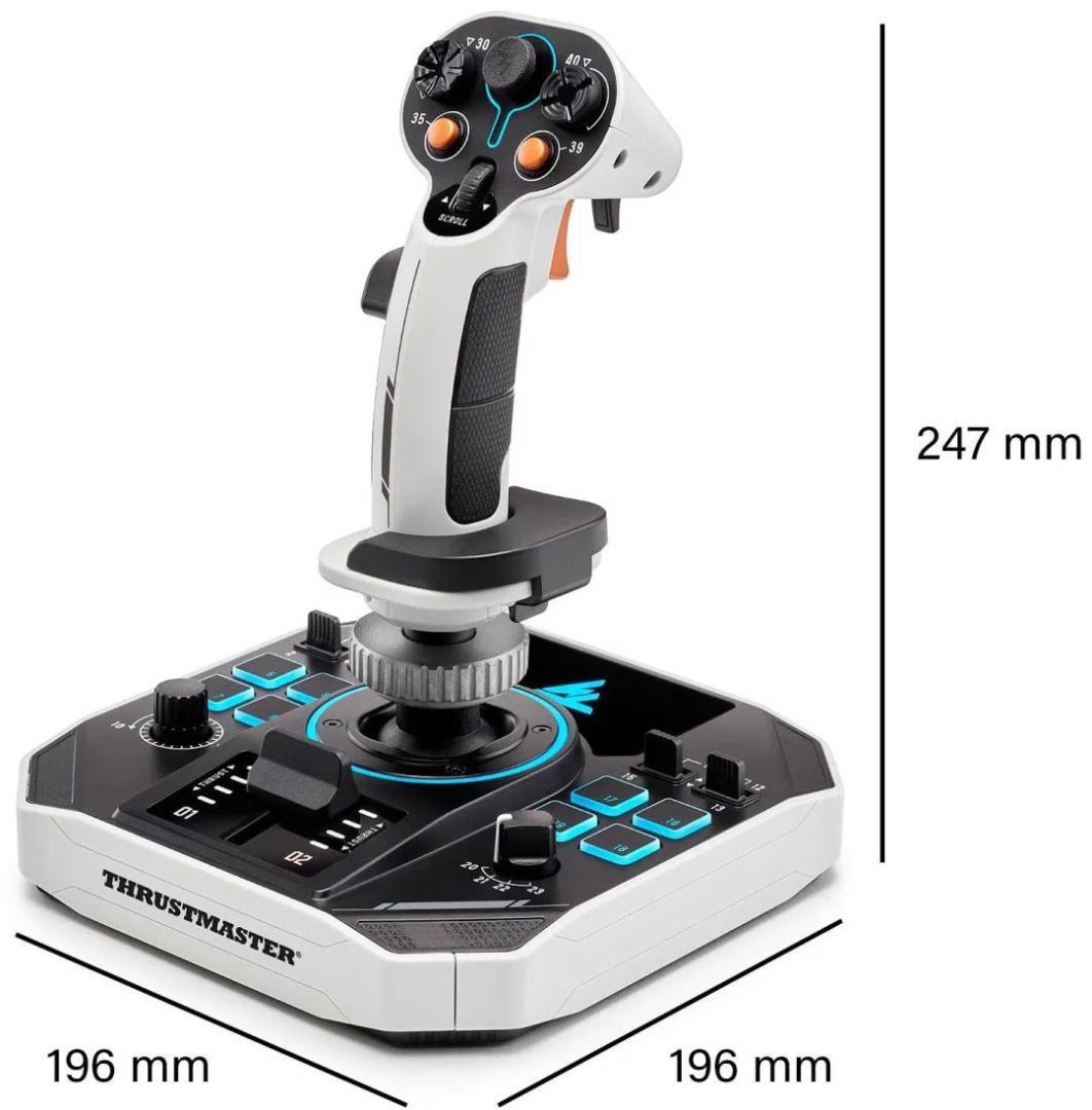 Thrustmaster Sol-R 1 Flightstick USB Joystick White Thrustmaster Sol-R 1 Flightstick USB Joystick White