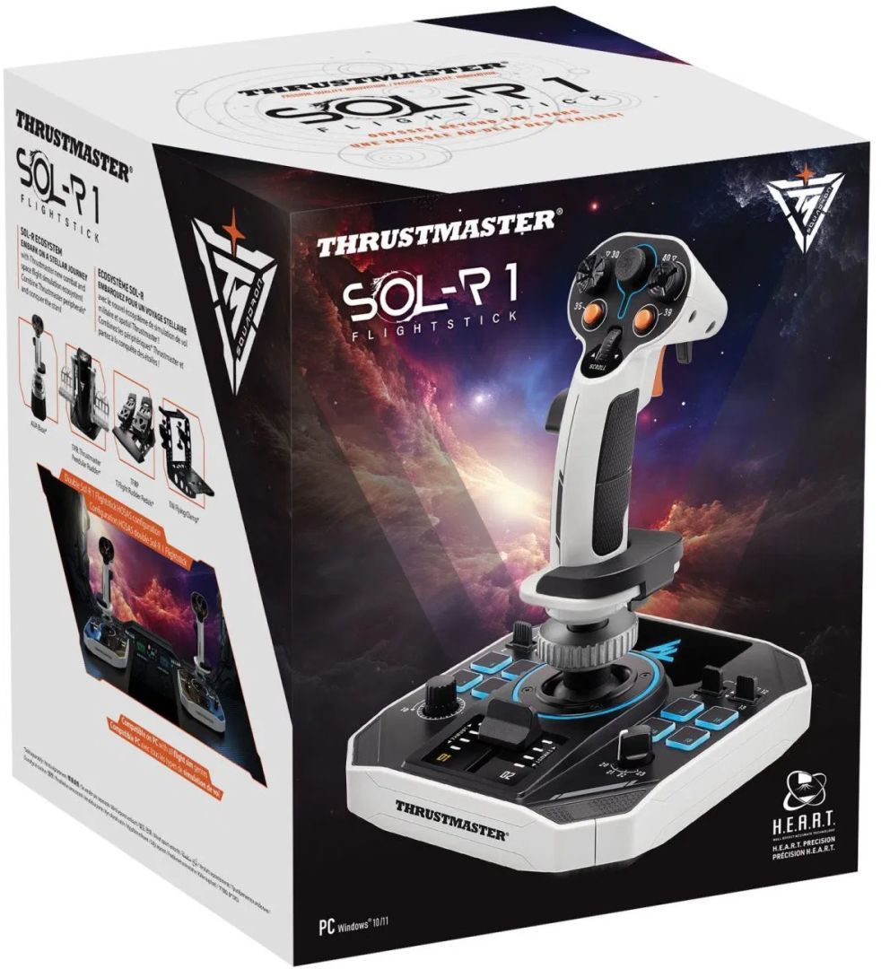 Thrustmaster Sol-R 1 Flightstick USB Joystick White Thrustmaster Sol-R 1 Flightstick USB Joystick White
