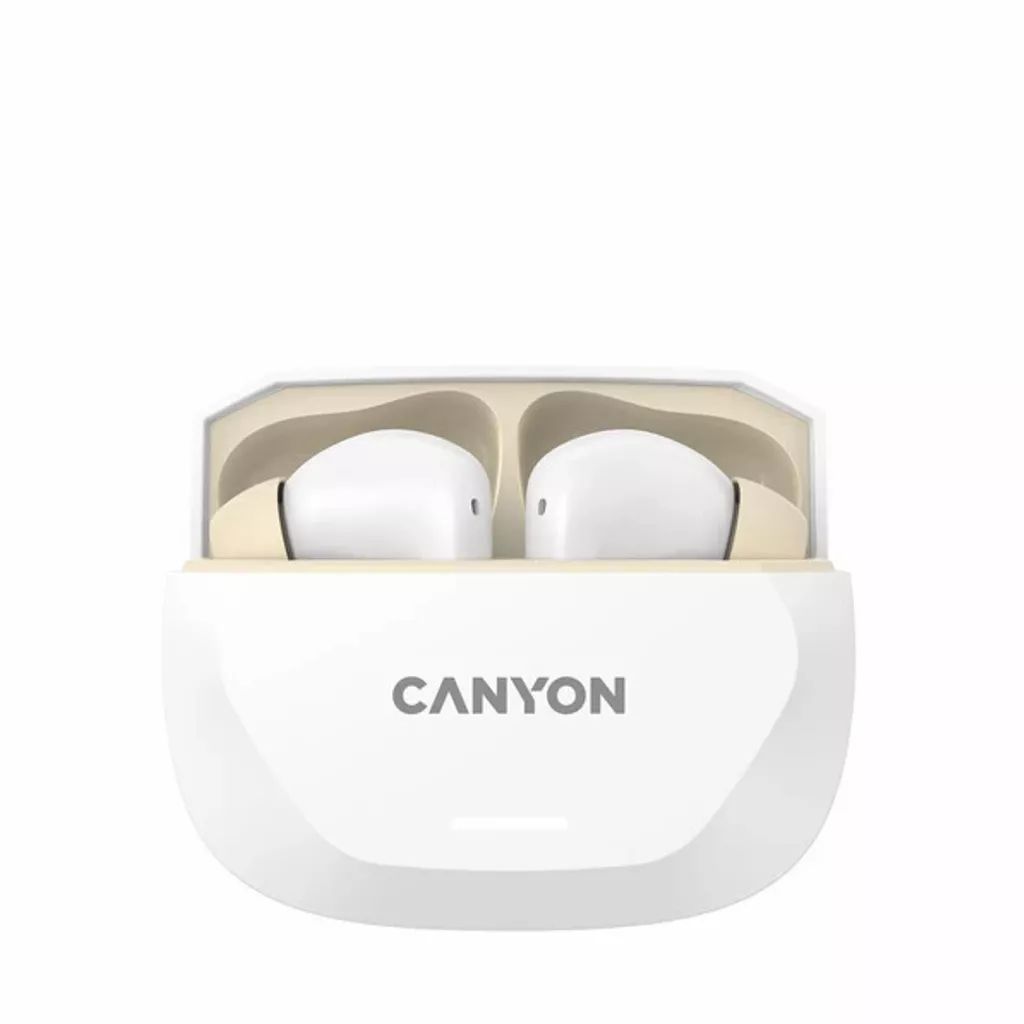 Canyon Hexagon 7 TWS Bluetooth Headset White/Beige Canyon Hexagon 7 TWS Bluetooth Headset White/Beige