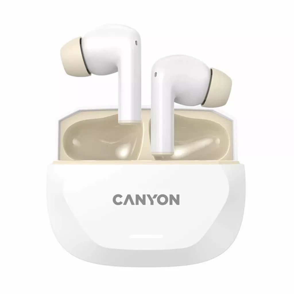 Canyon Hexagon 7 TWS Bluetooth Headset White/Beige Canyon Hexagon 7 TWS Bluetooth Headset White/Beige