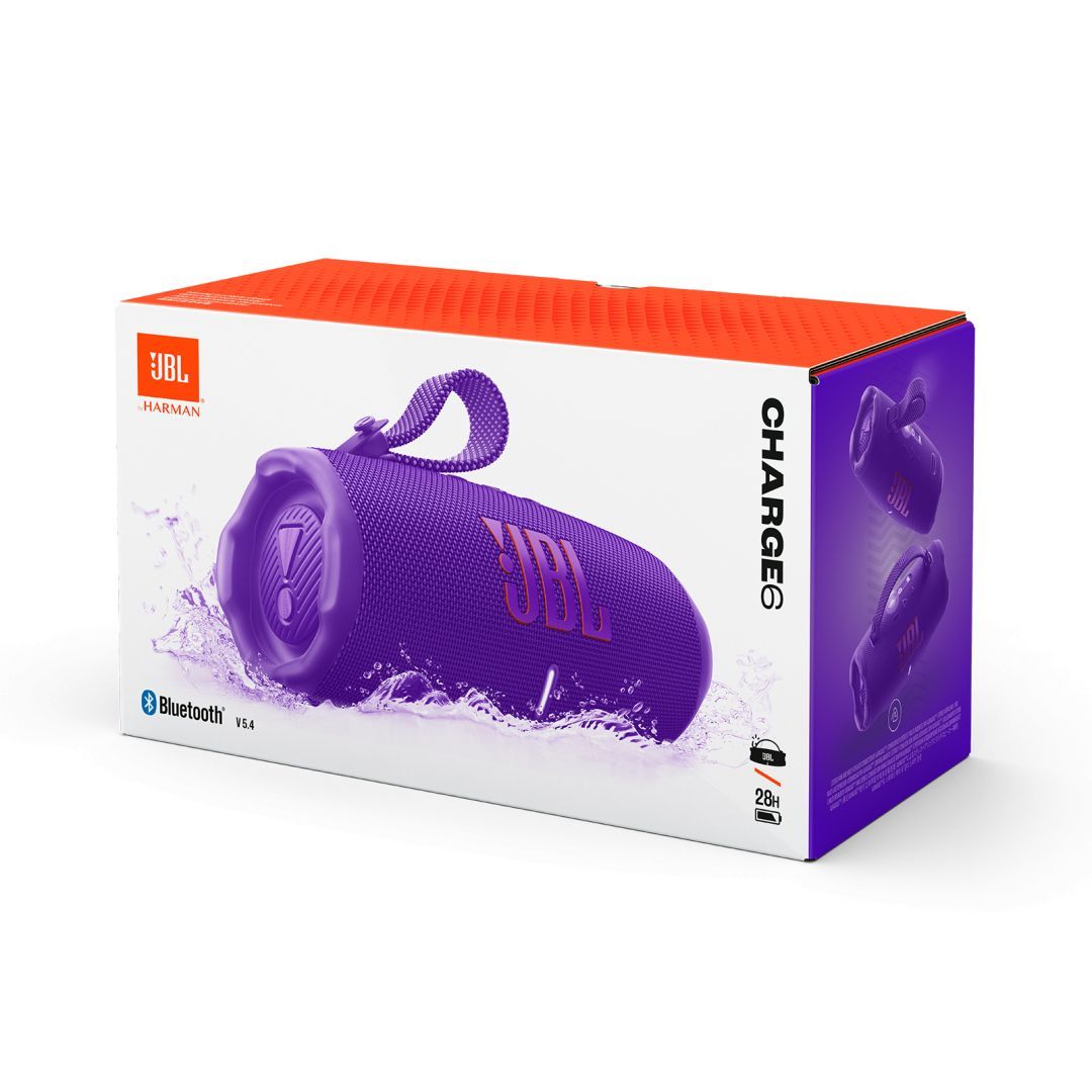 JBL Charge 6 Bluetooth Speaker Purple