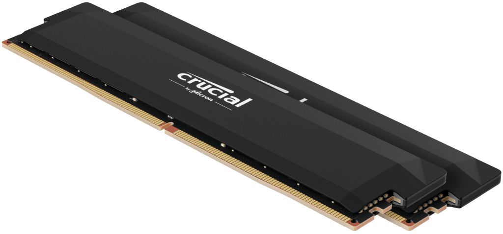 Crucial 64GB DDR5 6000MHz Kit(2x32GB) Pro Black Crucial 64GB DDR5 6000MHz Kit(2x32GB) Pro Black