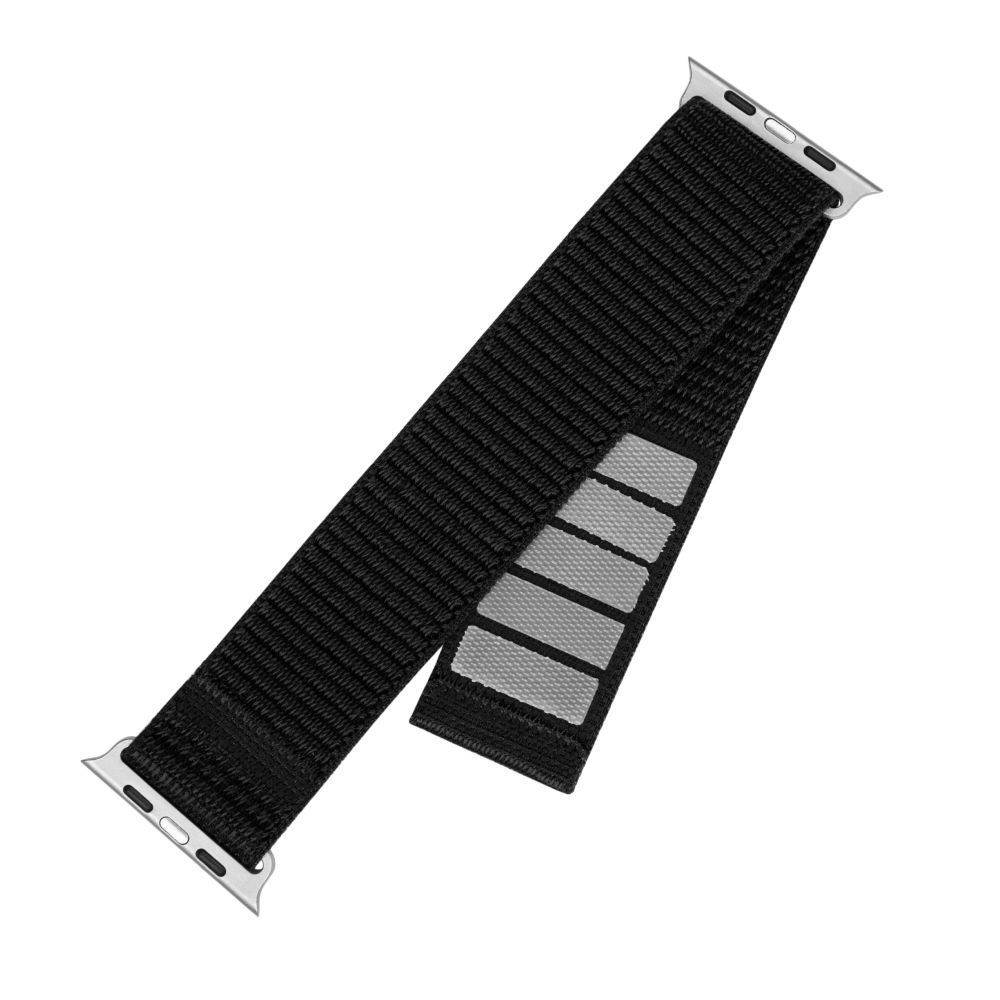 FIXED nylon sportos óraszíj Apple Watch 42/44/45mm-es okosórához, fekete, FIXNST2-434-BK FIXED nylon sportos óraszíj Apple Watch 42/44/45mm-es okosórához, fekete, FIXNST2-434-BK