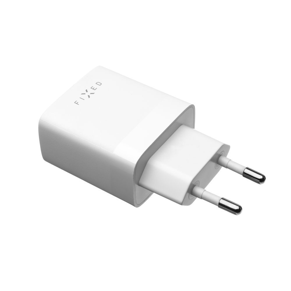 FIXED hálózati töltő, 2*USB-A kimenet, 17W + USB/USB-C kábel, fehér FIXED hálózati töltő, 2*USB-A kimenet, 17W + USB/USB-C kábel, fehér