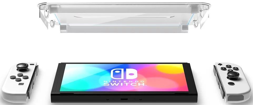 Spigen Glass tR EZ Fit 2 Pack Nintendo Switch Oled Spigen Glass tR EZ Fit 2 Pack Nintendo Switch Oled