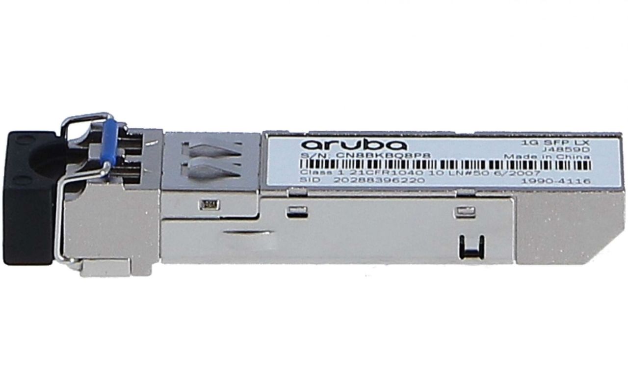 HP Aruba 1G SFP LC LX 10km SMF Transceiver HP Aruba 1G SFP LC LX 10km SMF Transceiver