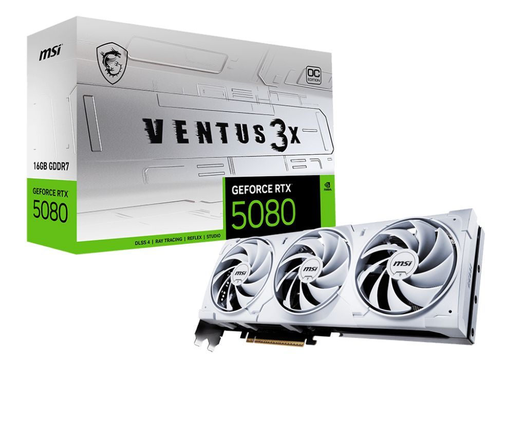 Msi RTX5080 16G VENTUS 3X WHITE OC Msi RTX5080 16G VENTUS 3X WHITE OC