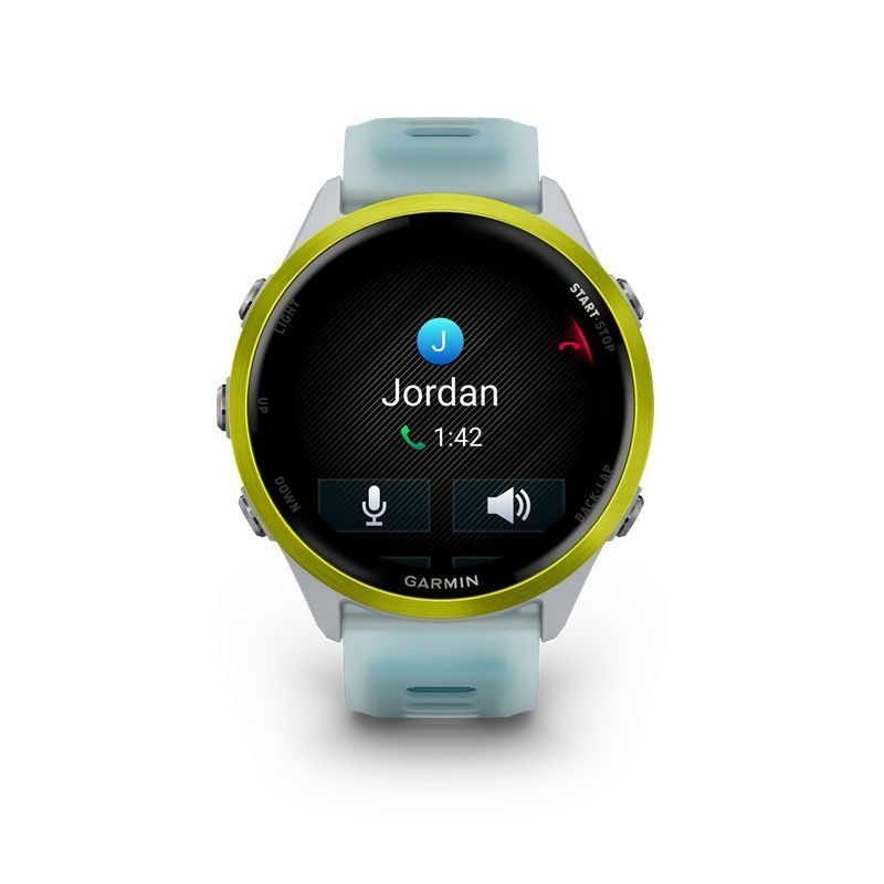 Garmin Forerunner 570 47mm Amp Yellow Aluminum with Translucent Whitestone/Turquoise Band Garmin Forerunner 570 47mm Amp Yellow Aluminum with Translucent Whitestone/Turquoise Band