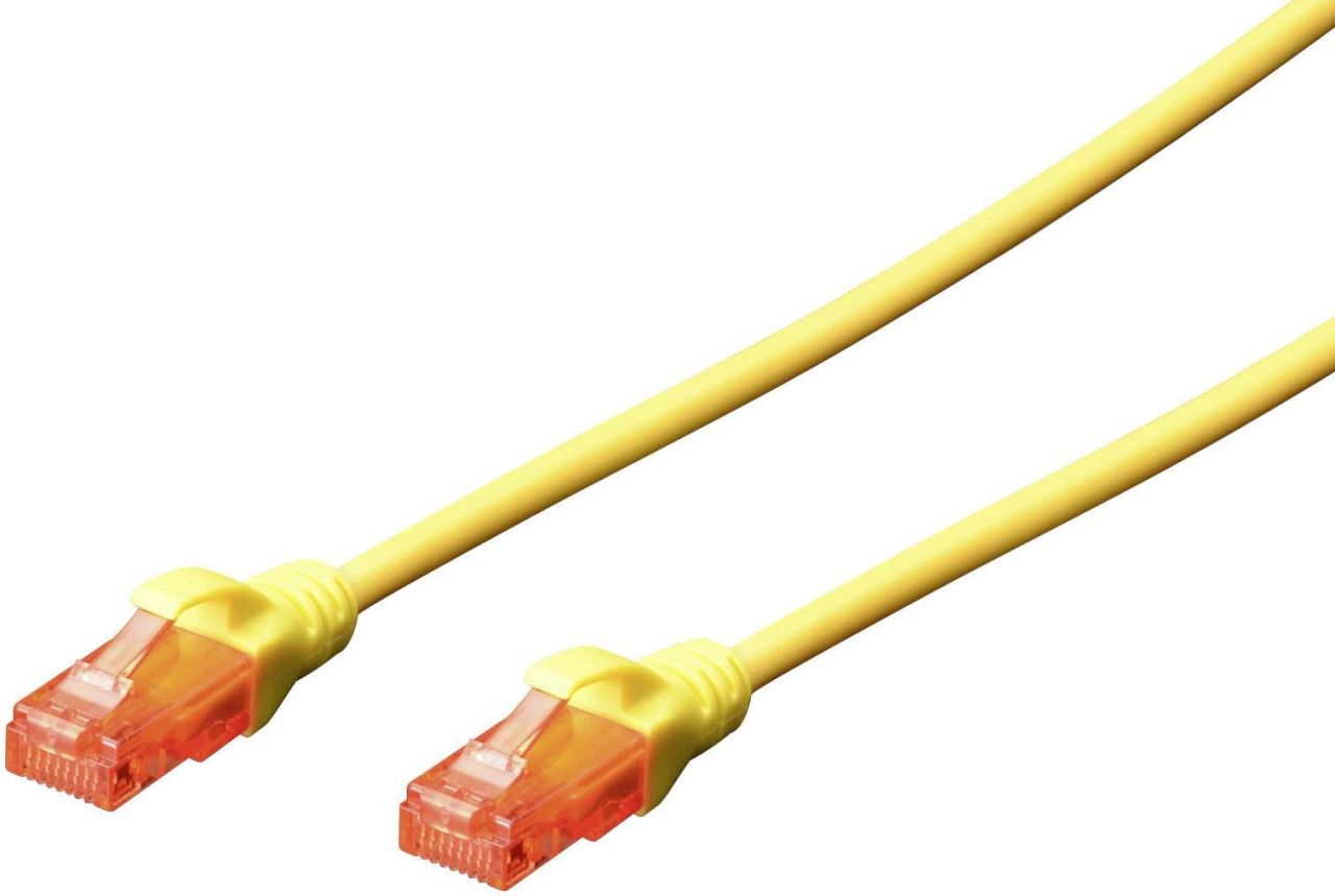 Digitus CAT6 U-UTP Patch Cable 1m Yellow Digitus CAT6 U-UTP Patch Cable 1m Yellow
