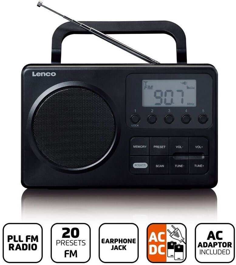 Lenco MPR-035BK Black Lenco MPR-035BK Black