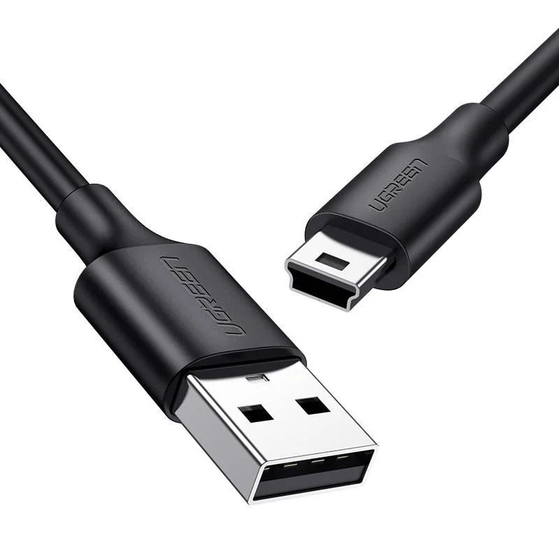 UGREEN US132 USB-A - miniUSB Cable 0,25m Black UGREEN US132 USB-A - miniUSB Cable 0,25m Black