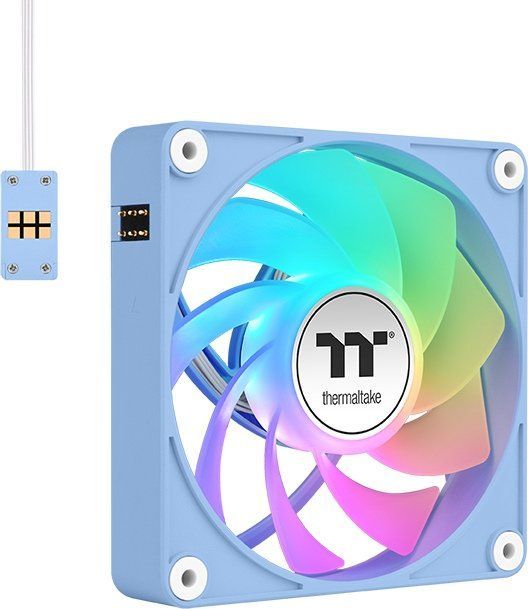 Thermaltake CT140 EX Reverse ARGB Sync PC Cooling Fan Hydrangea Blue (3-Fan Pack)