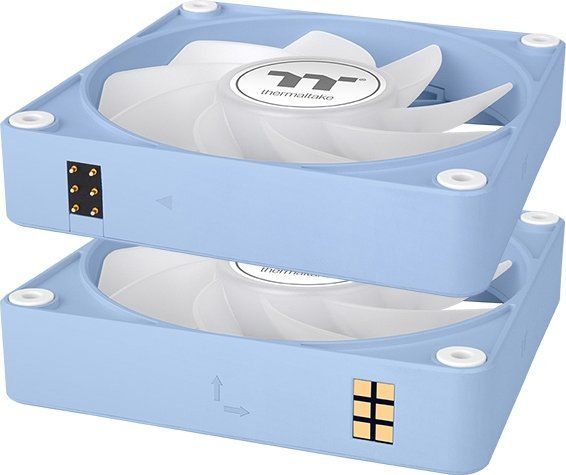 Thermaltake CT140 EX Reverse ARGB Sync PC Cooling Fan Hydrangea Blue (3-Fan Pack)