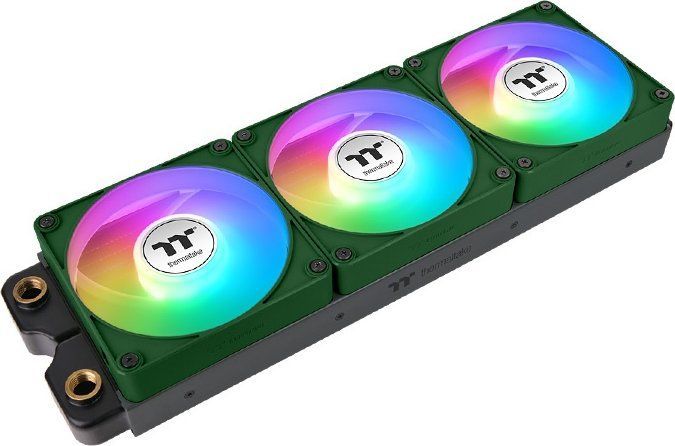 Thermaltake CT140 EX ARGB Sync PC Cooling Fan Racing Green (3-Fan Pack)