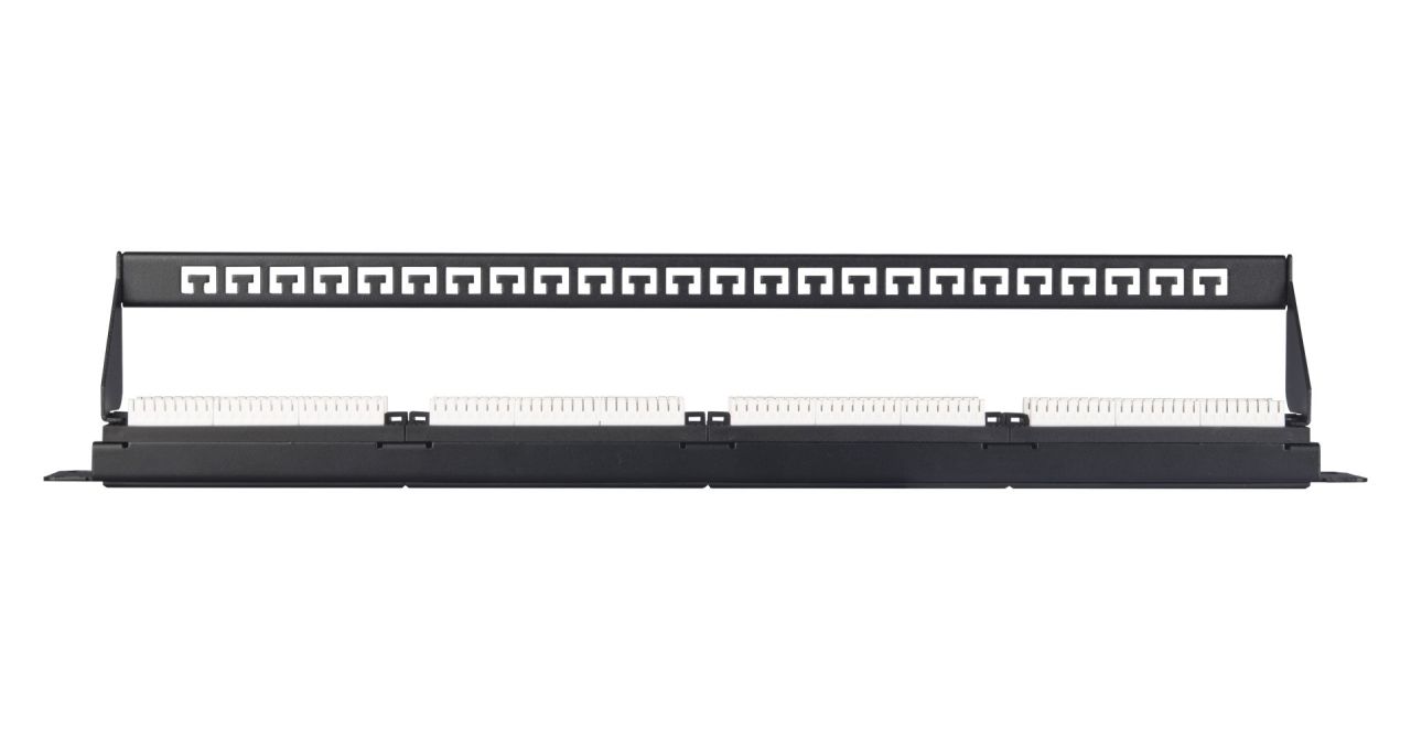NIKOMAX 24-port Patch Panel 1U Black NIKOMAX 24-port Patch Panel 1U Black