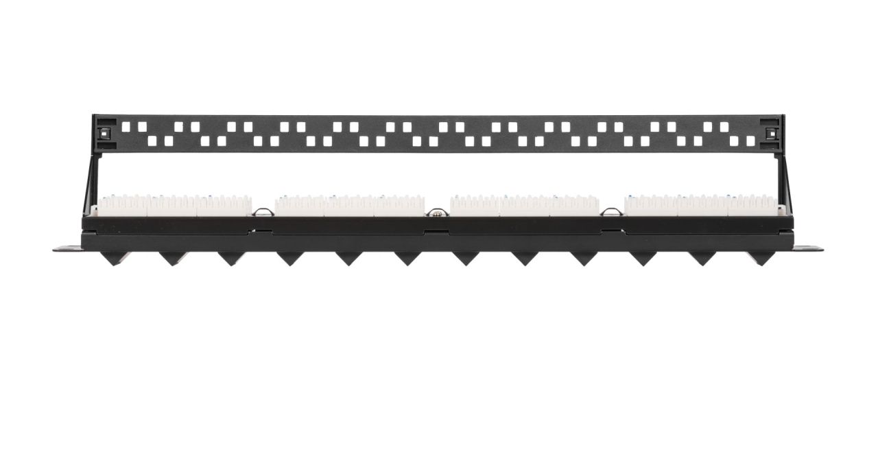 NIKOMAX 24-port Patch Panel 1U Black NIKOMAX 24-port Patch Panel 1U Black