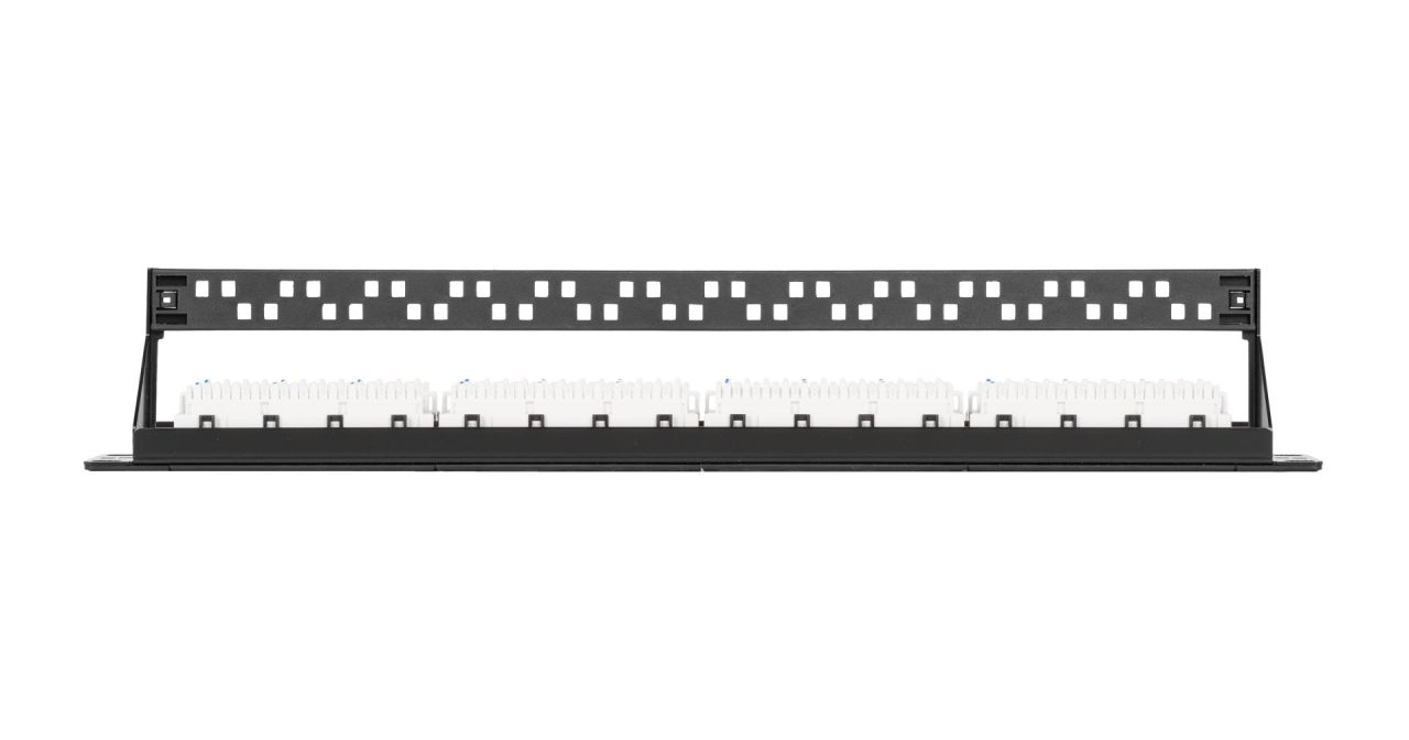 NIKOMAX 24-port Patch Panel 1U Black NIKOMAX 24-port Patch Panel 1U Black