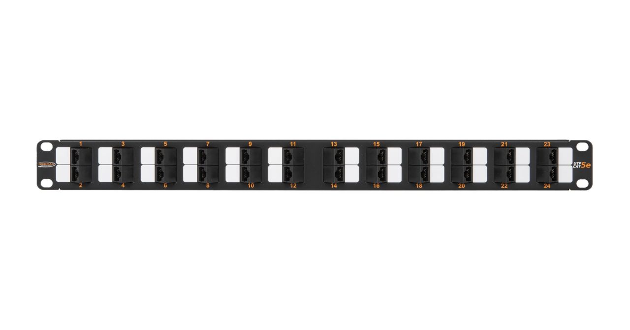 NIKOMAX 24-port Patch Panel 1U Black NIKOMAX 24-port Patch Panel 1U Black