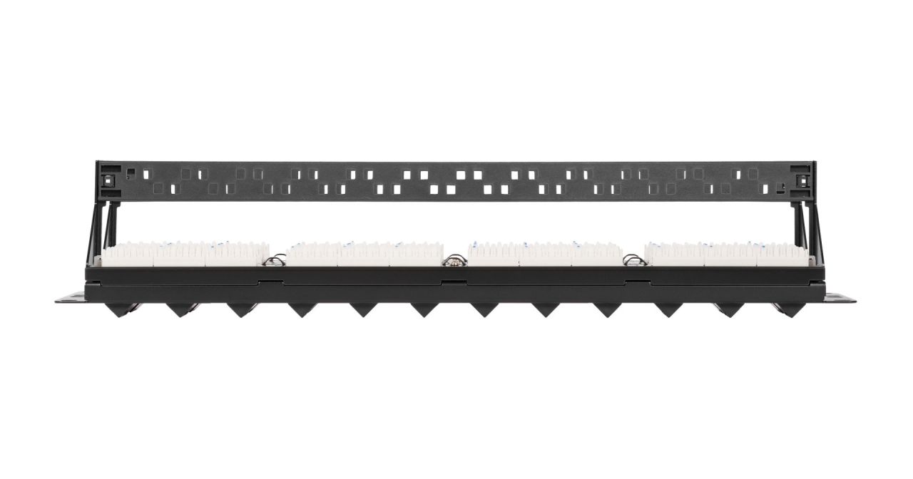 NIKOMAX 48-port Patch Panel 2U Black NIKOMAX 48-port Patch Panel 2U Black
