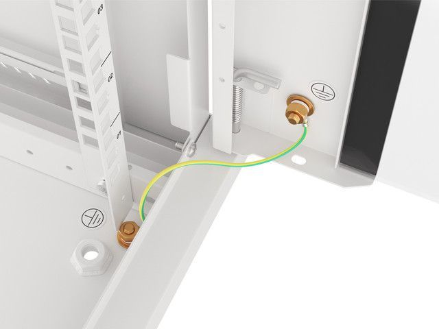 Lanberg 19" 27U Falra szerelhető Rackszekrény Grey Lanberg 19" 27U Falra szerelhető Rackszekrény Grey