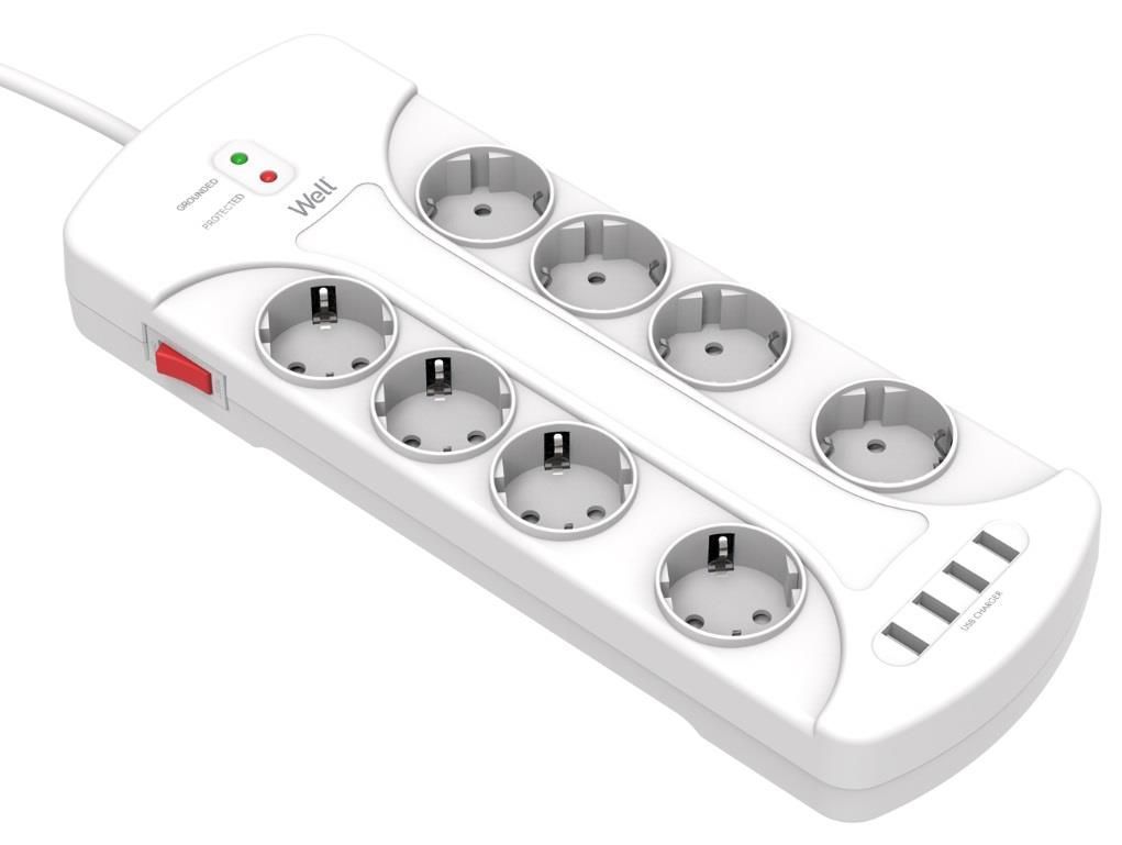 Well Hálózati elosztó 8DIN 3m White Well Hálózati elosztó 8DIN 3m White