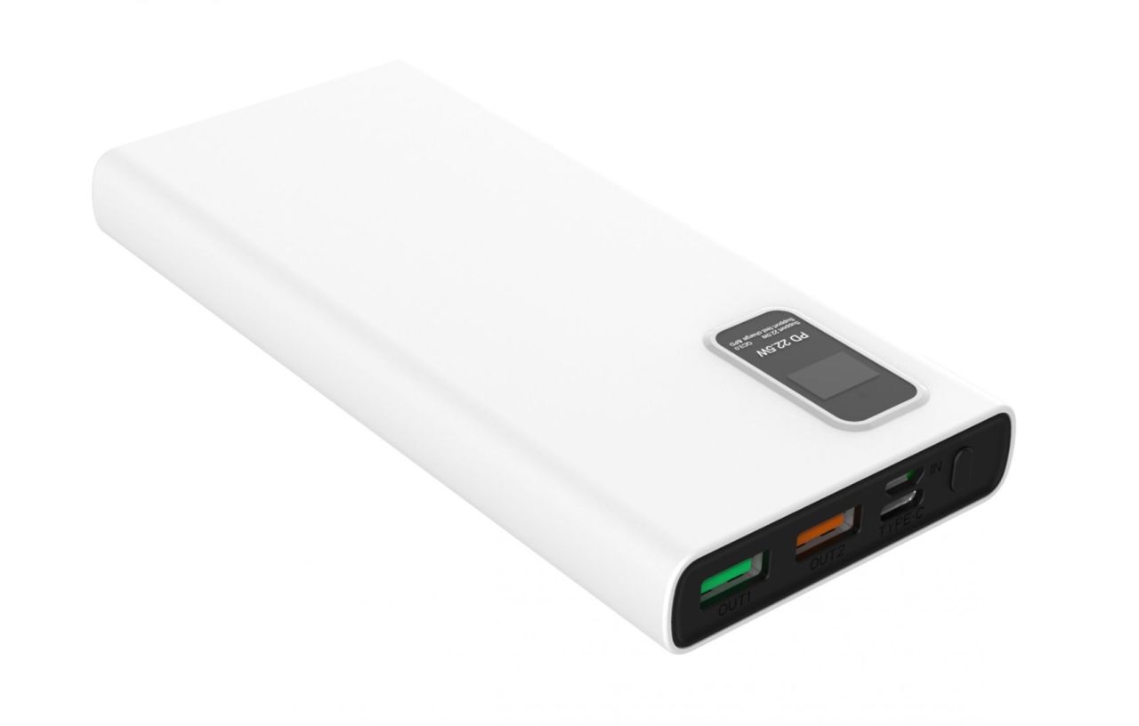 Platinet Polymer PD 3.0 QC 10000mAh White Platinet Polymer PD 3.0 QC 10000mAh White