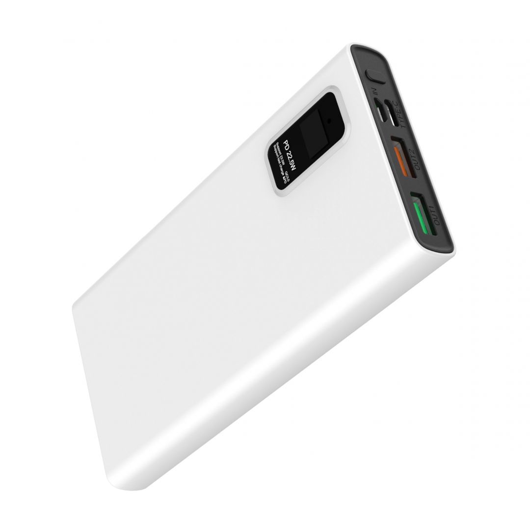 Platinet Polymer PD 3.0 QC 10000mAh White Platinet Polymer PD 3.0 QC 10000mAh White