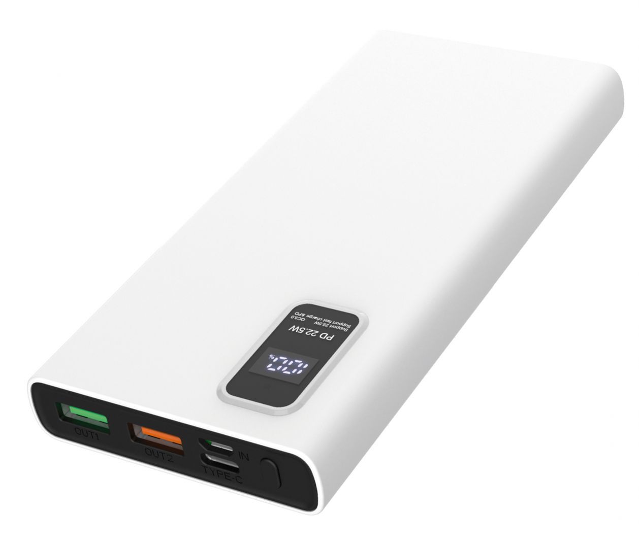 Platinet Polymer PD 3.0 QC 10000mAh White Platinet Polymer PD 3.0 QC 10000mAh White
