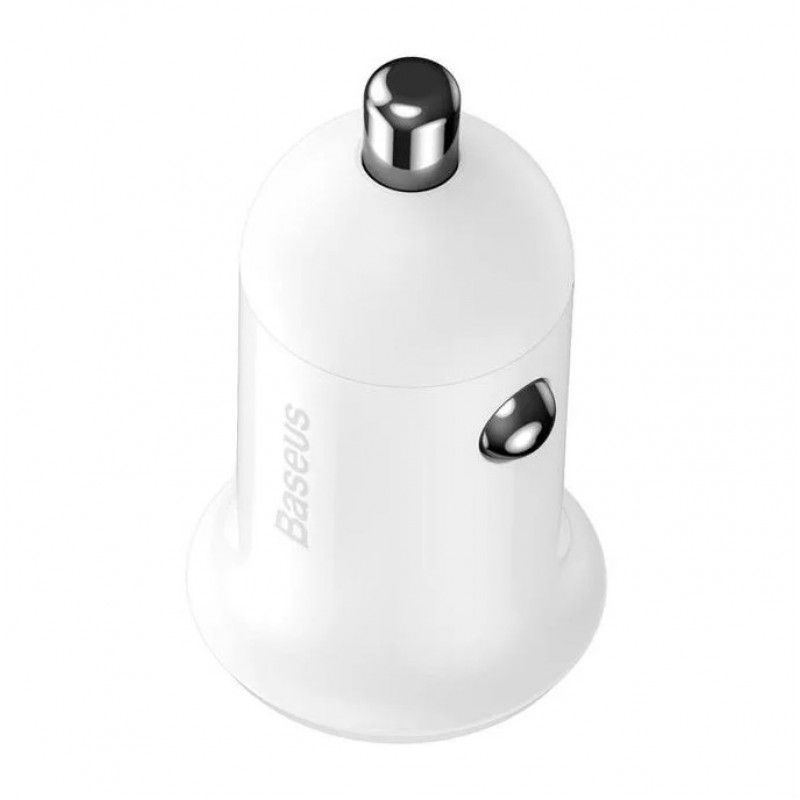Baseus Golden Grain Pro Car Charger White Baseus Golden Grain Pro Car Charger White