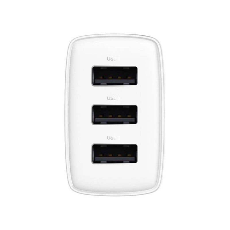 Baseus Compact 17W Wall Charger White Baseus Compact 17W Wall Charger White