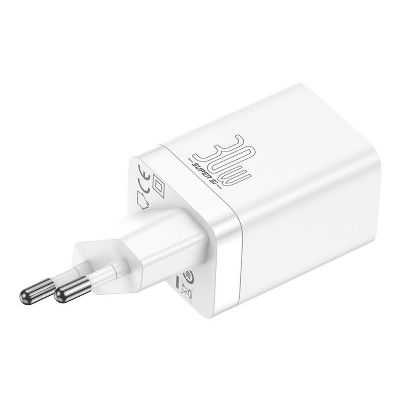 Baseus Super Si Pro 30W Wall Charger White Baseus Super Si Pro 30W Wall Charger White