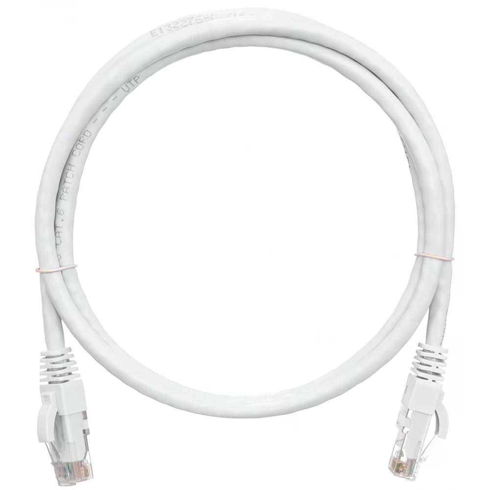 NIKOMAX CAT6 U-UTP Patch Cable 1m White NIKOMAX CAT6 U-UTP Patch Cable 1m White