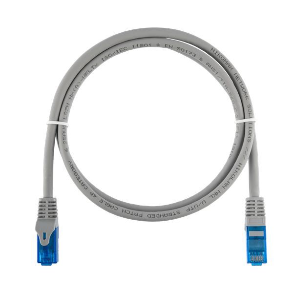 NIKOMAX CAT6A S-FTP Patch Cable 2m Grey NIKOMAX CAT6A S-FTP Patch Cable 2m Grey
