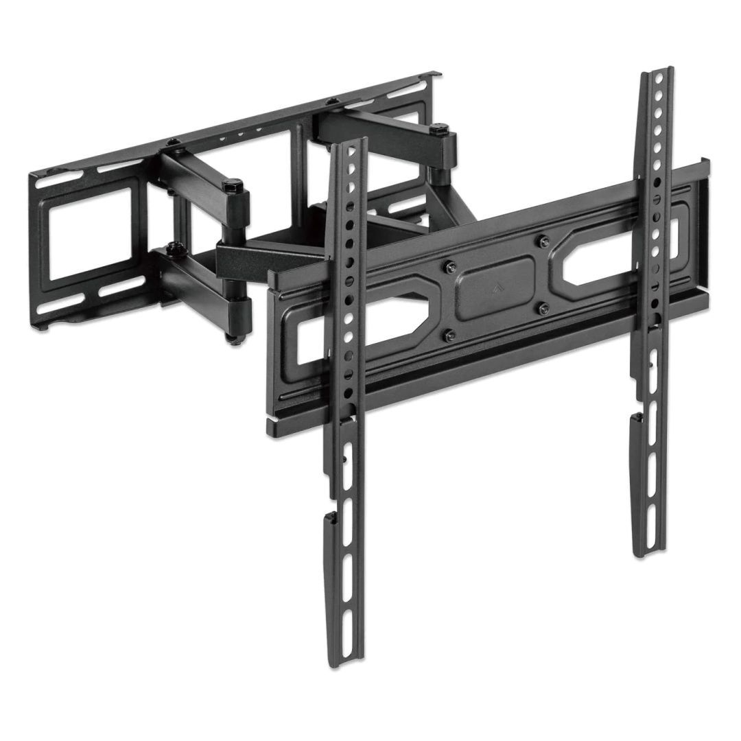 Manhattan Full-Motion TV Wall Mount with Post-Leveling Adjustment 32"-70" Black Manhattan Full-Motion TV Wall Mount with Post-Leveling Adjustment 32"-70" Black