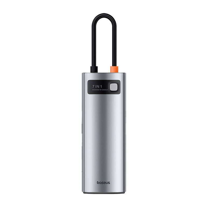 Baseus 7in1 Gleam USB-C Docking Station Gray Baseus 7in1 Gleam USB-C Docking Station Gray
