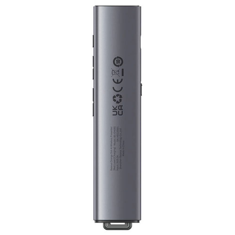 Baseus Orange Dot AI Wireless Presenter Grey/Black Baseus Orange Dot AI Wireless Presenter Grey/Black