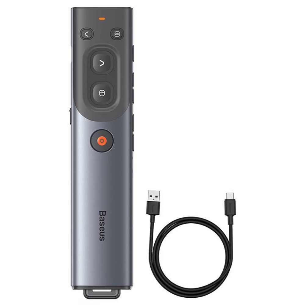 Baseus Orange Dot AI Wireless Presenter Grey/Black Baseus Orange Dot AI Wireless Presenter Grey/Black