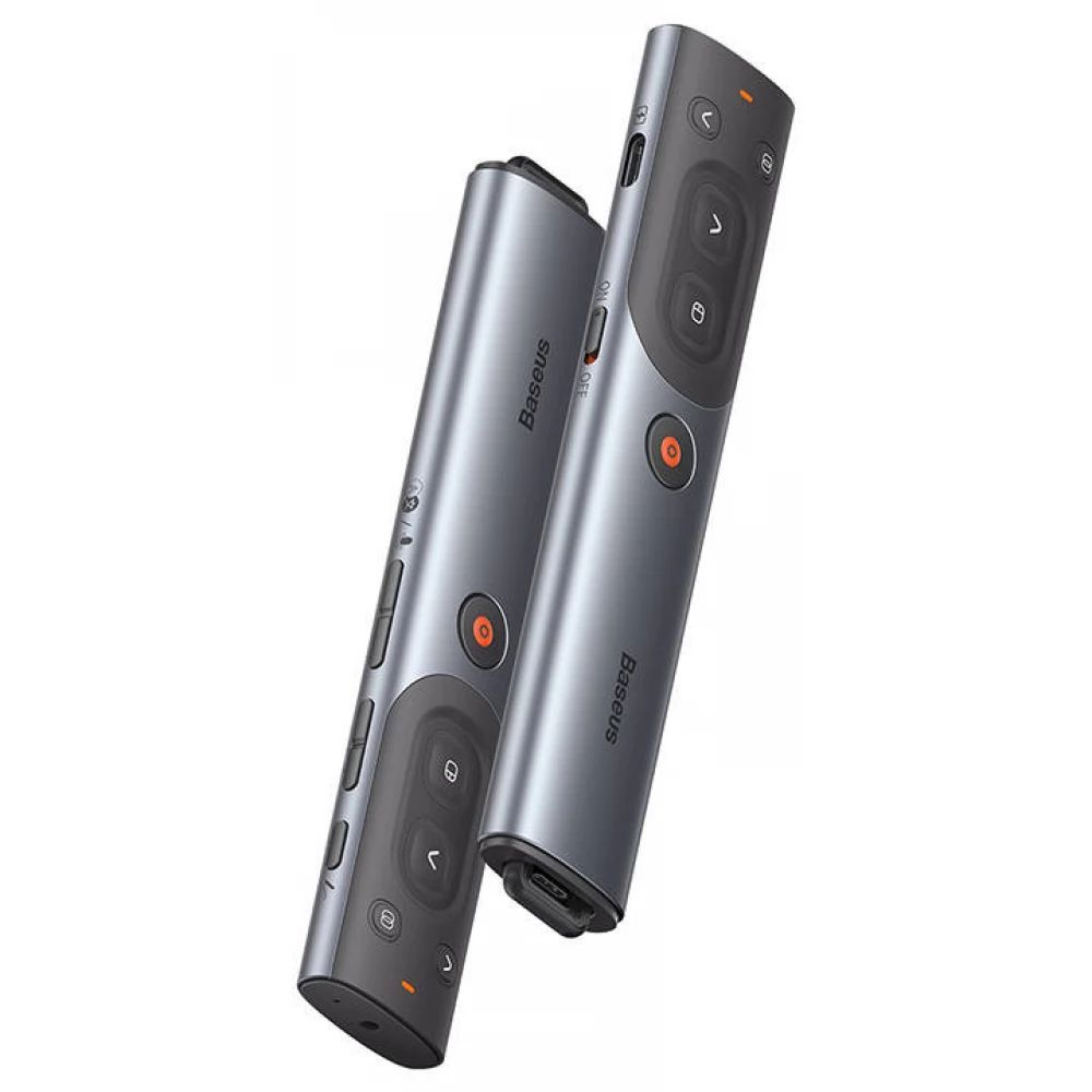 Baseus Orange Dot AI Wireless Presenter Grey/Black Baseus Orange Dot AI Wireless Presenter Grey/Black