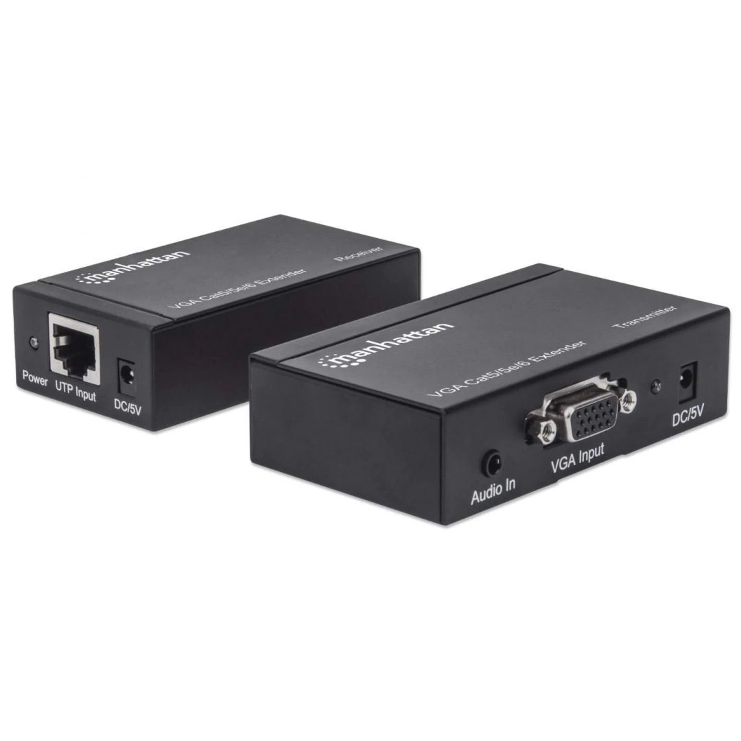 Manhattan VGA Cat5/5e/6 Extender Manhattan VGA Cat5/5e/6 Extender