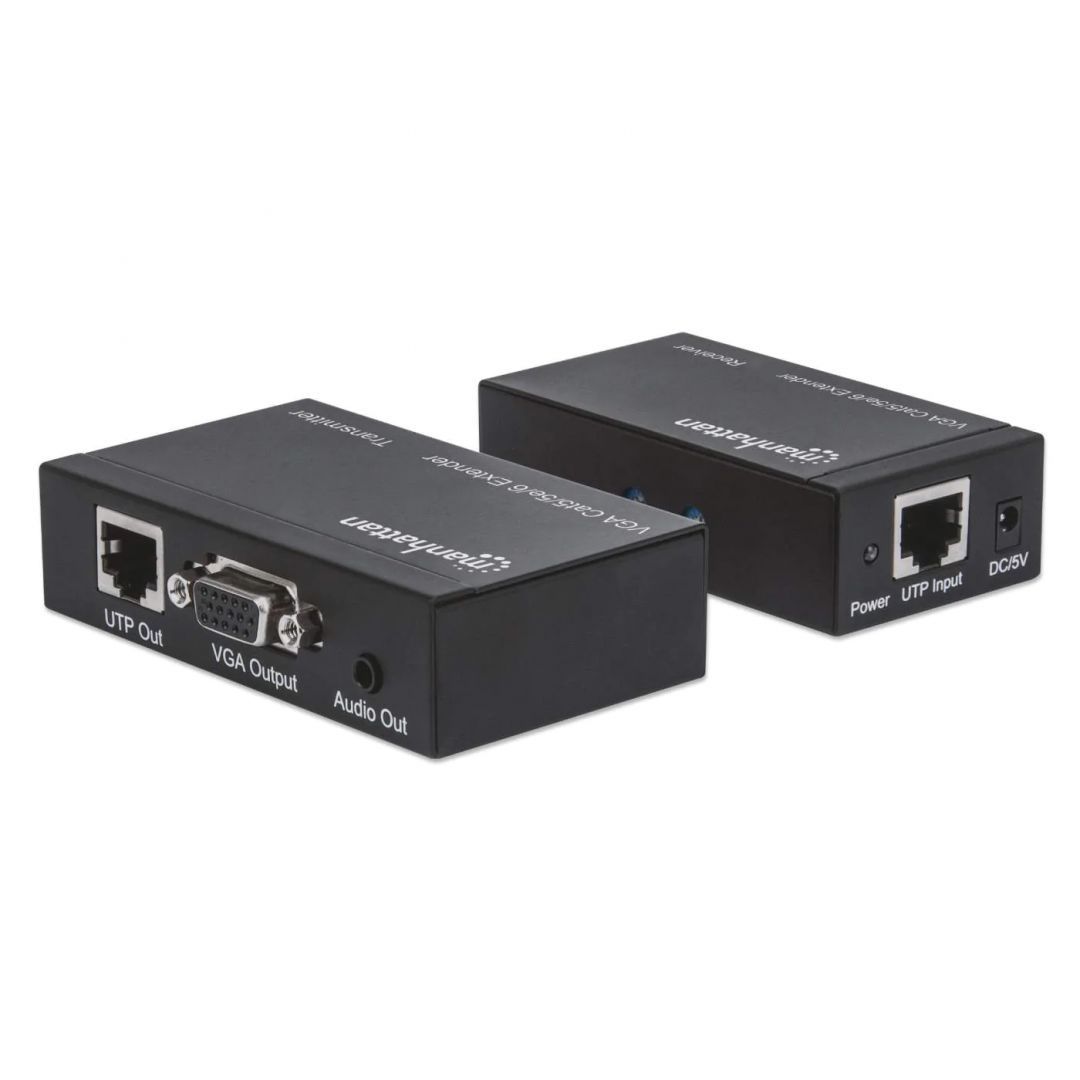 Manhattan VGA Cat5/5e/6 Extender Manhattan VGA Cat5/5e/6 Extender