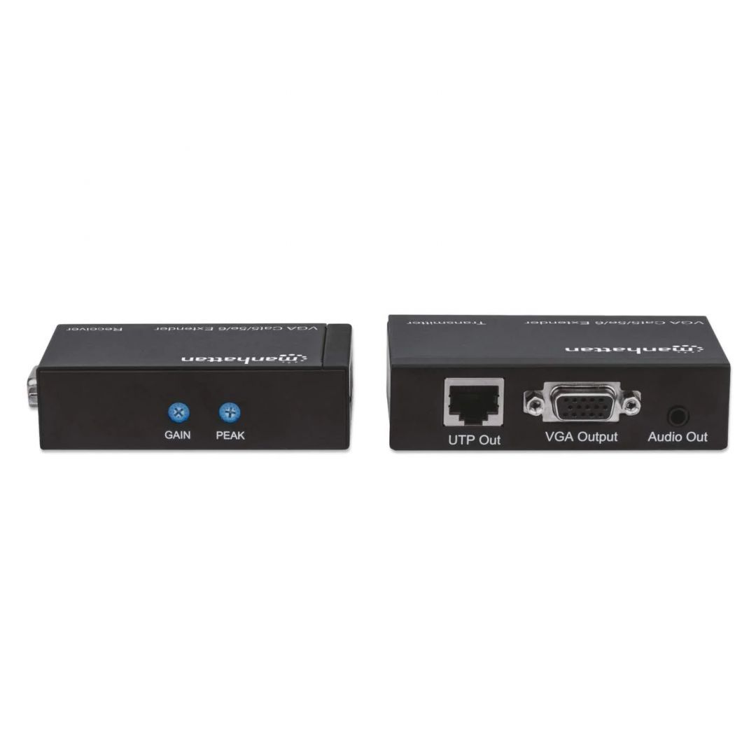 Manhattan VGA Cat5/5e/6 Extender Manhattan VGA Cat5/5e/6 Extender