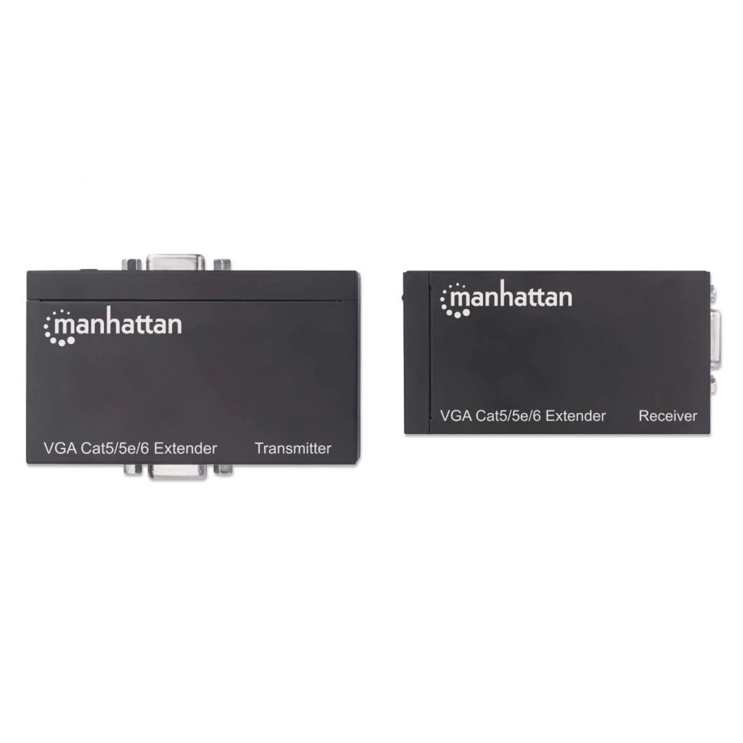 Manhattan VGA Cat5/5e/6 Extender Manhattan VGA Cat5/5e/6 Extender