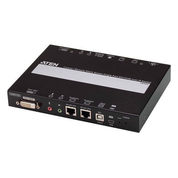 ATEN 1-Local/Remote Share Access Single Port DVI KVM over IP Switch ATEN 1-Local/Remote Share Access Single Port DVI KVM over IP Switch