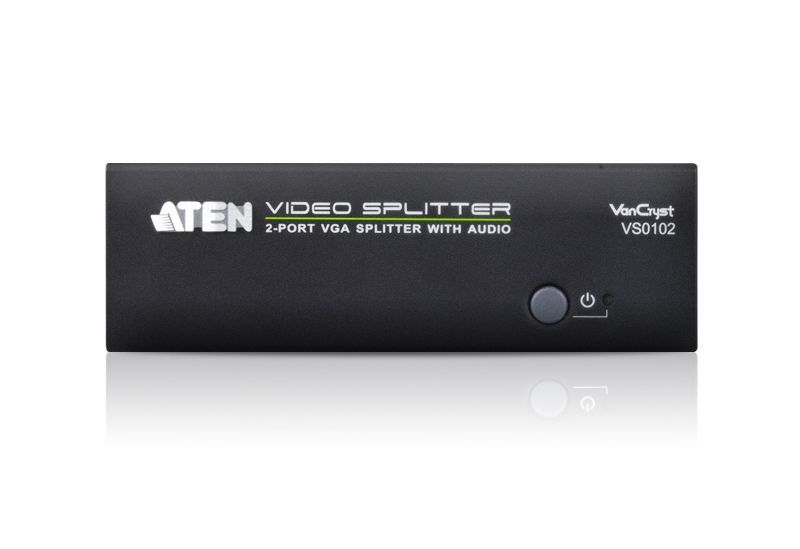 ATEN VS0102 2-Port VGA/Audio Splitter (450MHz) ATEN VS0102 2-Port VGA/Audio Splitter (450MHz)