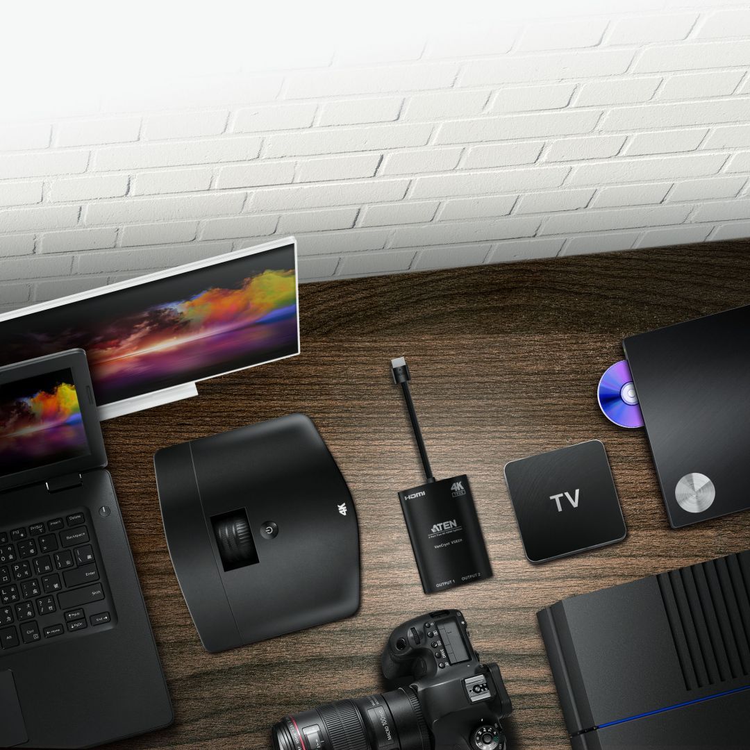 ATEN VS82H 2-Port True 4K HDMI Splitter ATEN VS82H 2-Port True 4K HDMI Splitter