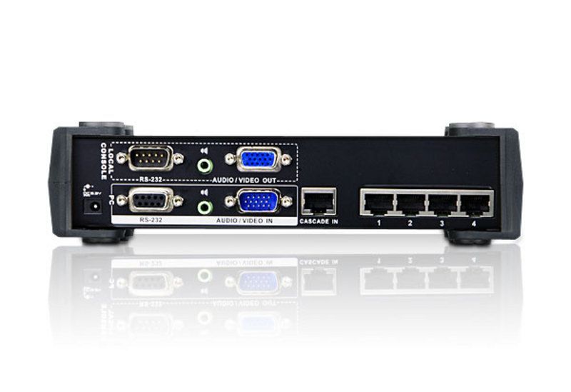 ATEN VS1504T A4-Port VGA/Audio/RS-232 Cat 5 Splitter ATEN VS1504T A4-Port VGA/Audio/RS-232 Cat 5 Splitter